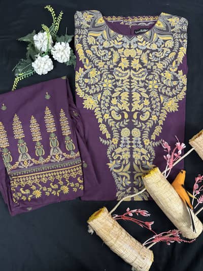 2 pc Lawn Suit (Branded)