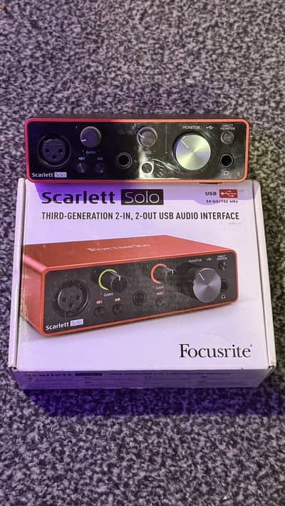 Focusrite Scarlett Solo 3rd Gen | Audio Interface