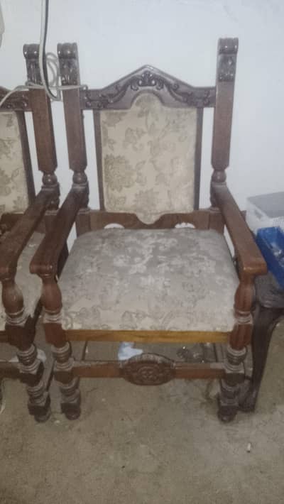 antique chairs pair