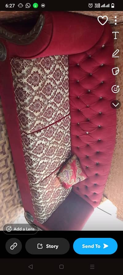 Beautiful Dressing $ bed and sofa