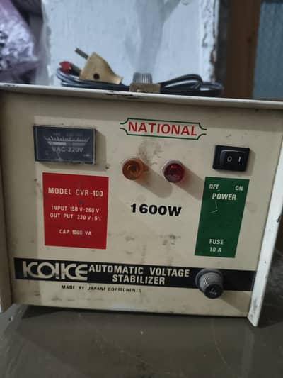 National 1600W Stabilizer