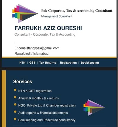 Tax Return, Accounting consultancy