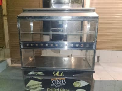 Food Stall for Sale with Hot Plate & Grill Stand | Fast Food Setup