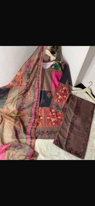 Digital printing 3pcs suit for women