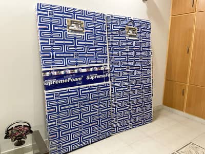 Pair of Single Bed Mattresses (Diamond Supreme Foam) for Sale
