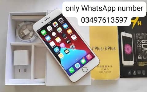 iPhone 8 plus 256 GB only WhatsApp number