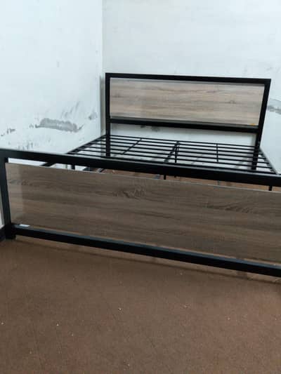Iron Foldable Double Bed