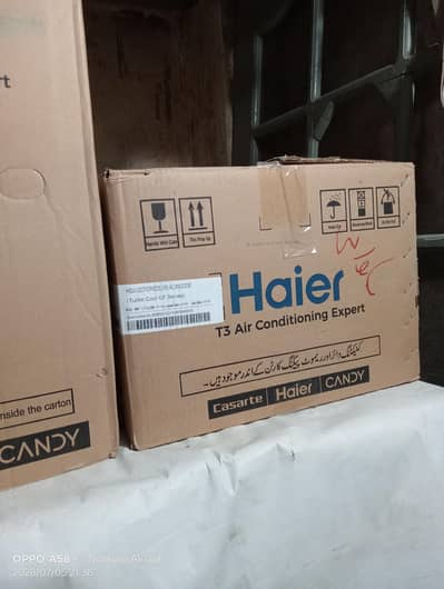 Hair 1 ton non inverter ac full warranty 10year Compressor 5year parts