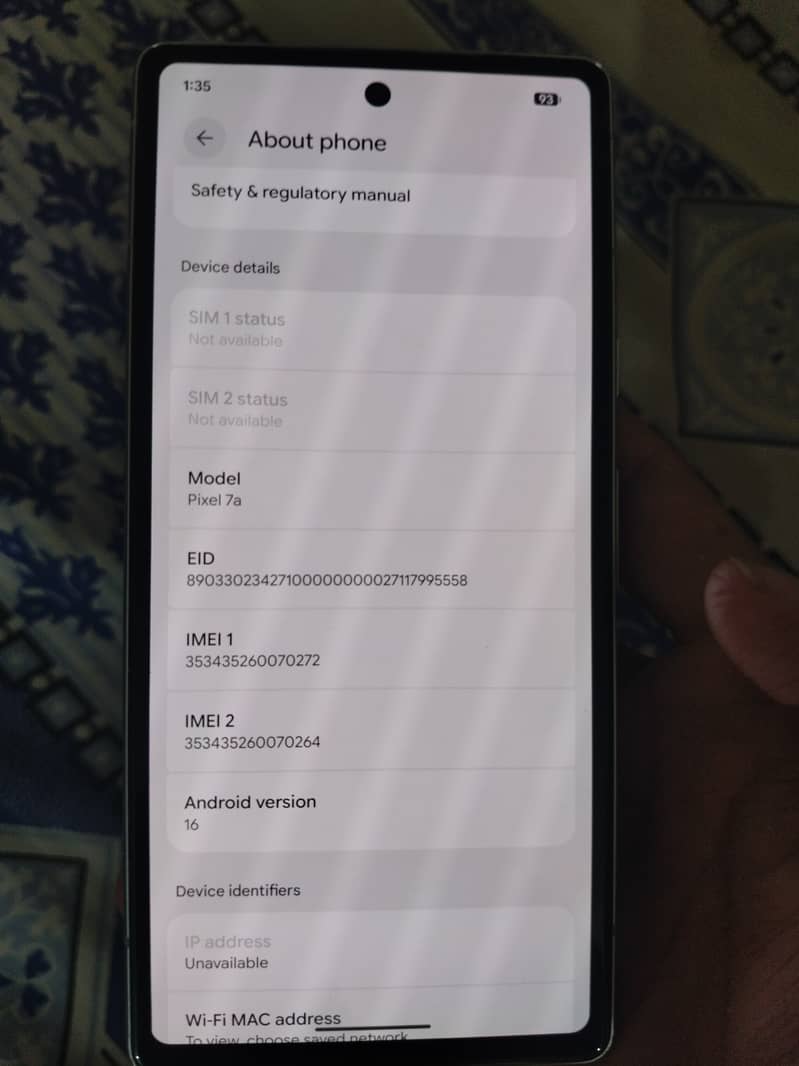 Google Pixel 7a Approved 6