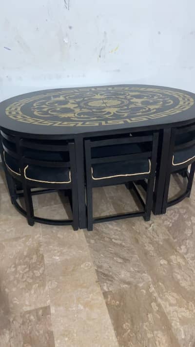 dinning table with 6 chairs