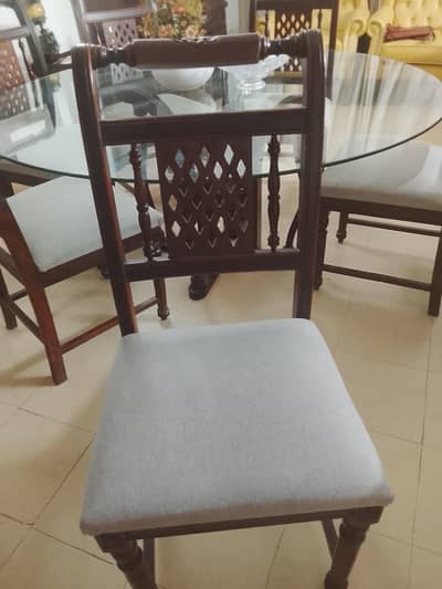 Wooden dinning table