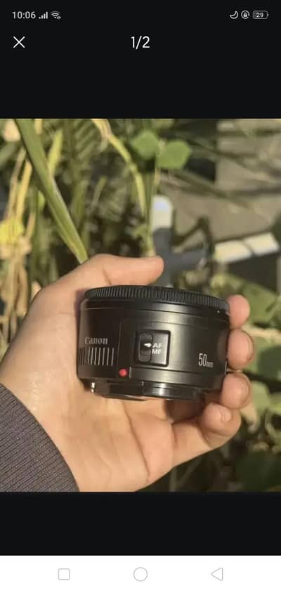 50mm lens argent sale