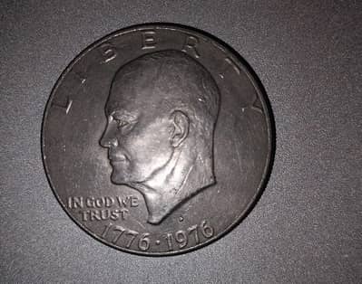 American Liberty 1 Dollar coin silver 1776-1976