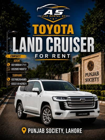 Car's available for rent contact us 03224999186