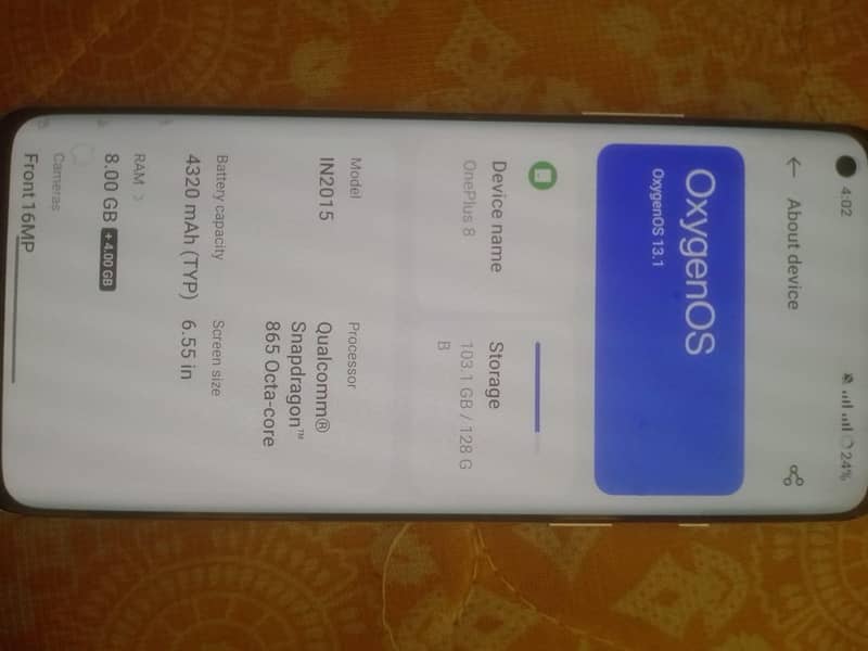 One Plus 8 5