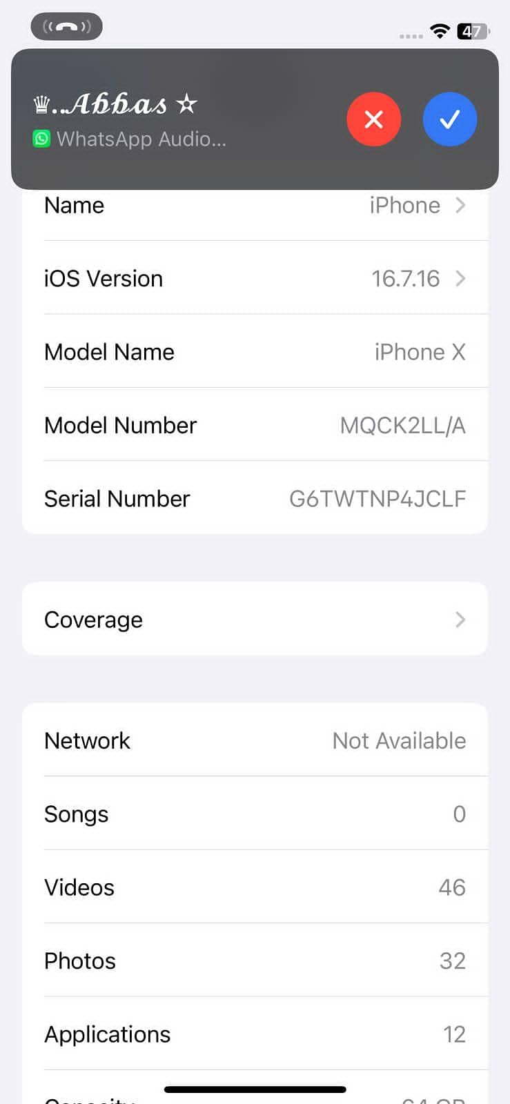 Apple iPhone X 5