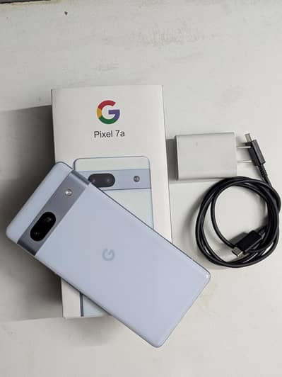 Google Pixel 7a with box and charge