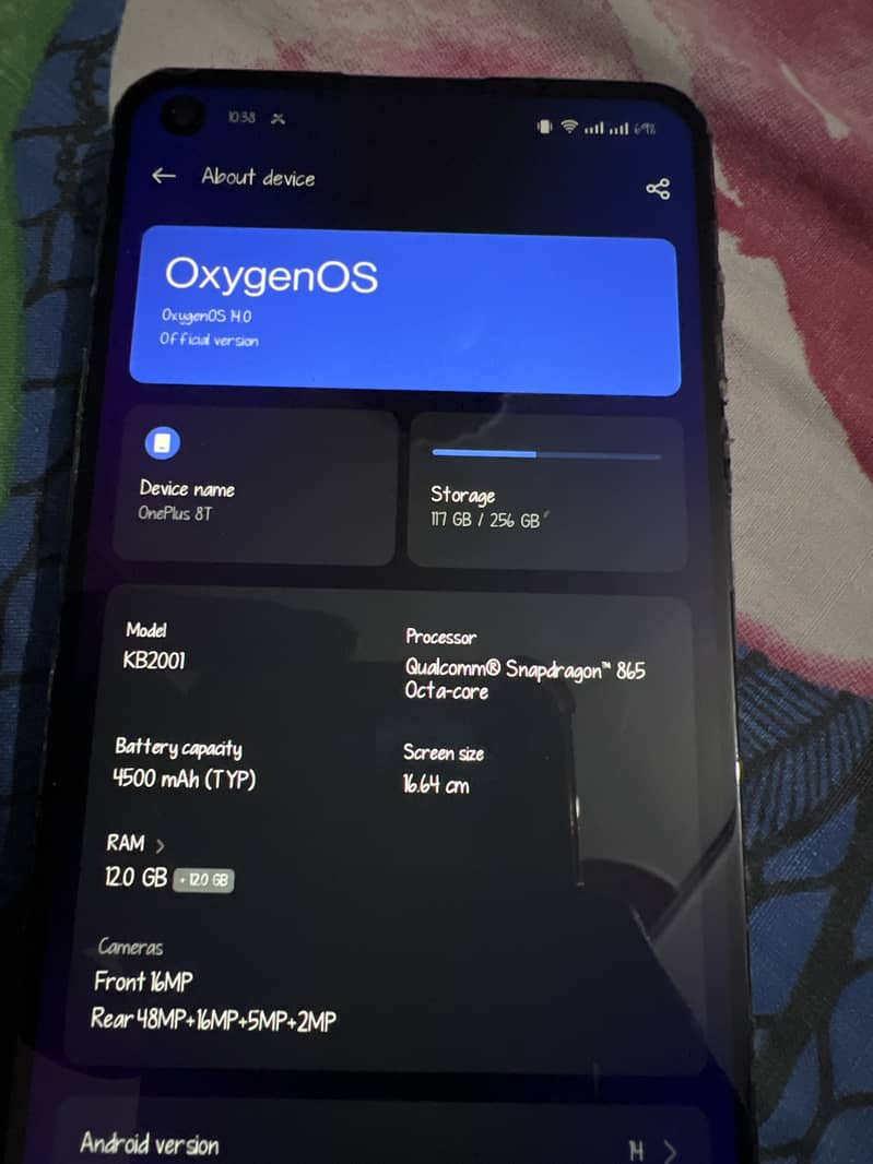 One Plus 8T 9
