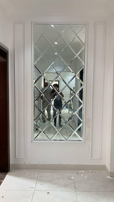 mirror wall glass decor
