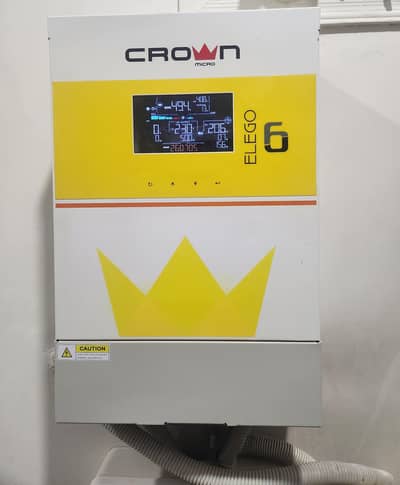 Crown Elgo 6KW - Hybrid Inverter with 4x 12v 200Ah Tubular Batteries