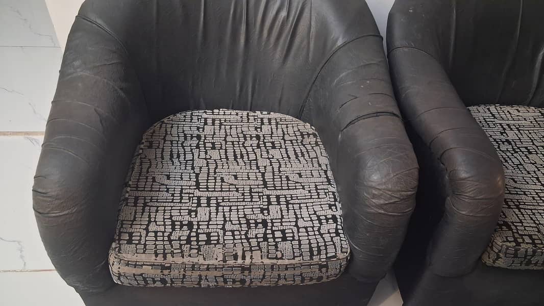 5 cane Sofa set 2