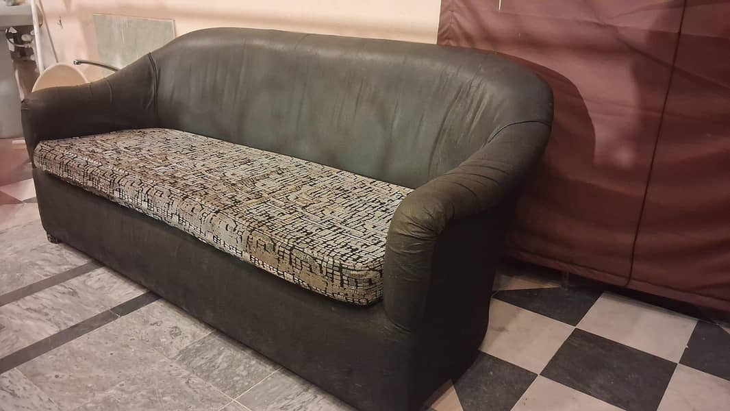 5 cane Sofa set 4
