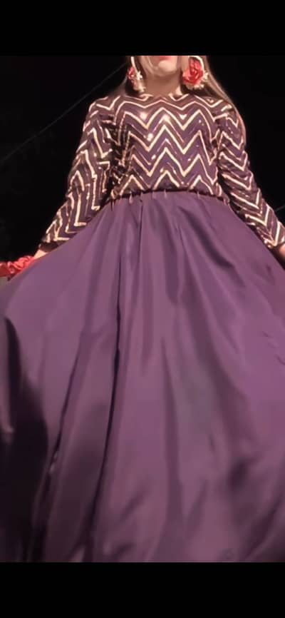 Purple Designer Dress For Sale