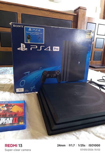 PlayStation PS4 Pro 1TB Official | No Jailbreak | PS4 Console with Box