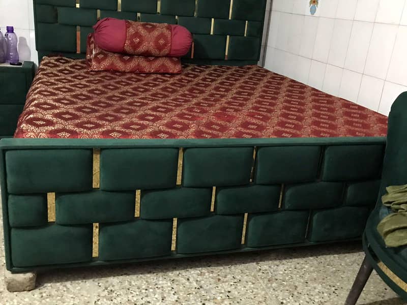 Bed, Dressing  2 side table 1