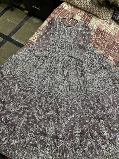Walima Royal organza Embellished Bridal Maxi medium size