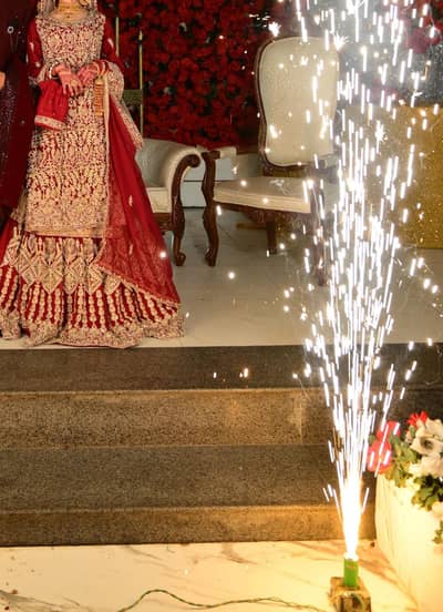 Luxury Handmade Red Maroon Farshi Bridal Lehenga