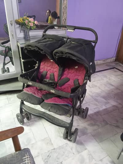Imported pram for twin baby   for sale