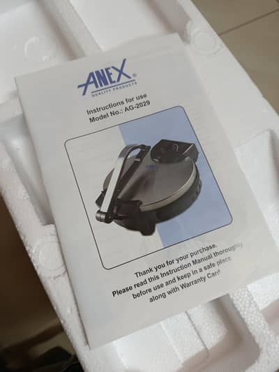 AG-2029 DELUXE ROTI MAKER