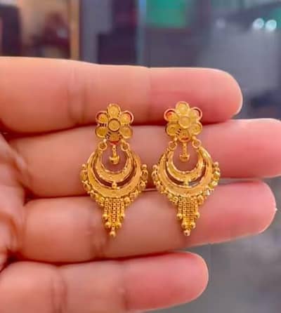 21k Earrings For Sale