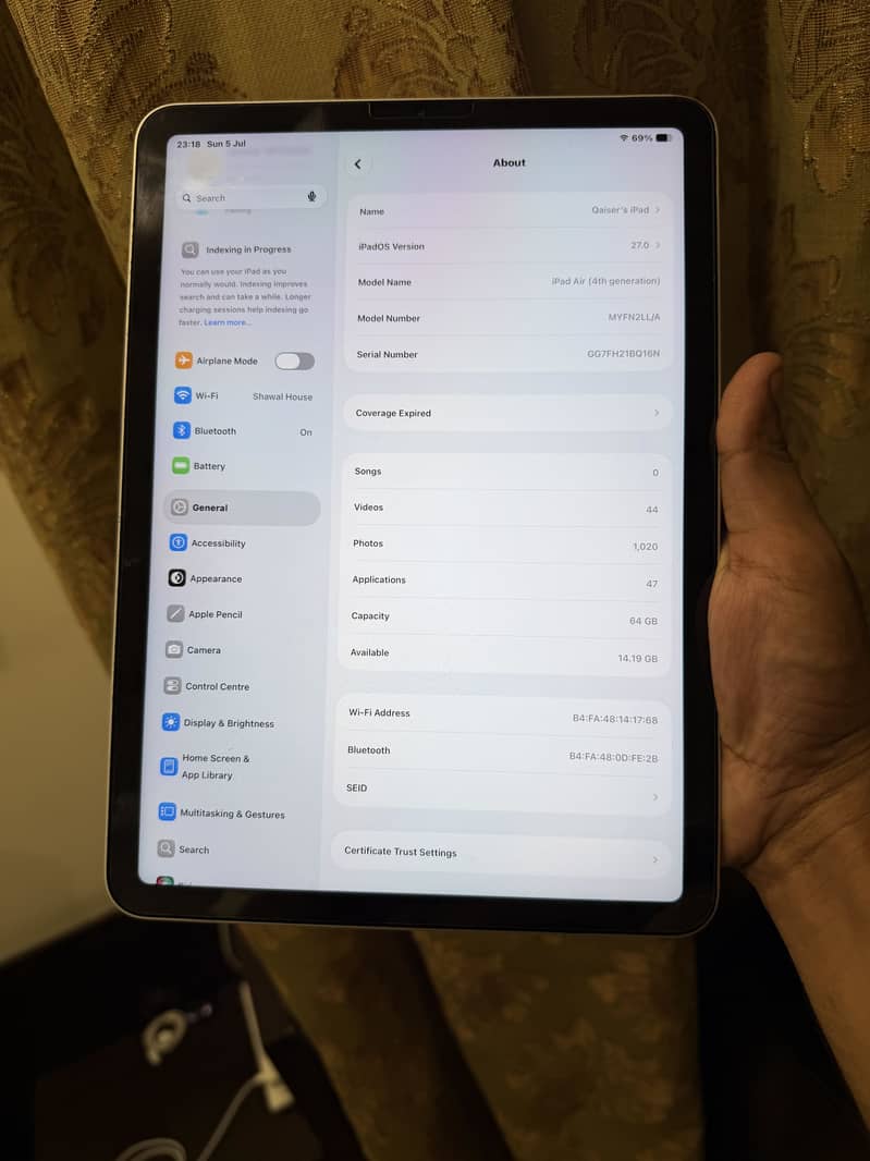 IPAD Air 4th Generation read ad 2
