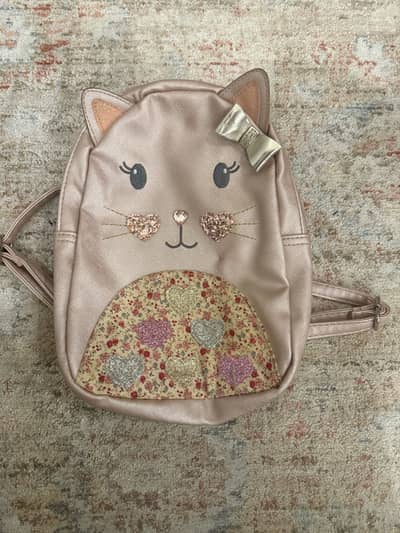 Cute Pink Cat Mini Backpack from Accessorise