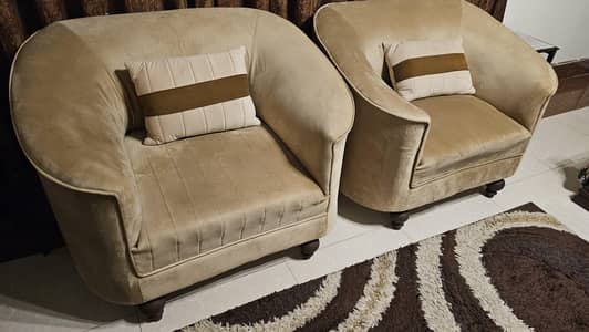 2 Pcs Single Seat Sofa