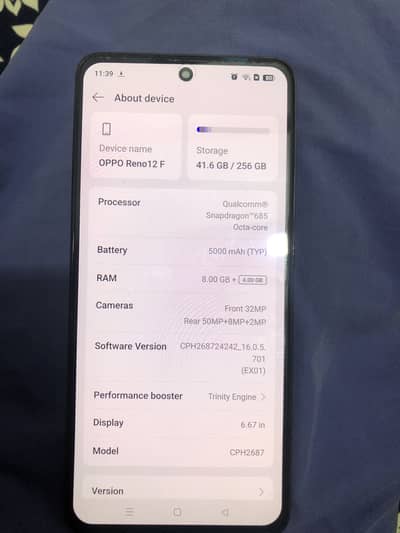 OPPO Reno 12 F
