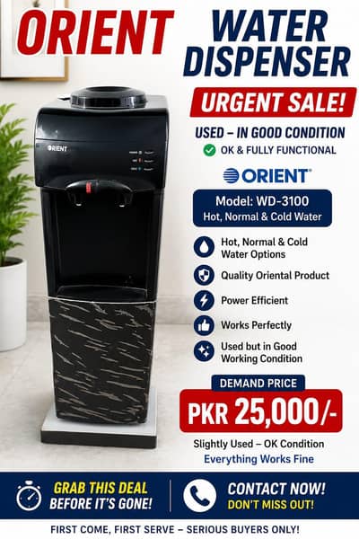 Orient Water Dispenser