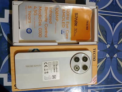 Tecno spark 30 pro -10/10 condition urgent sale