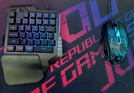 Brand New Noon East Gaming Keypad + Matching RGB Gaming Mouse