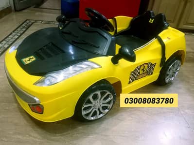 Kids Ferrari rechargeable Car battery operated ( working condition )