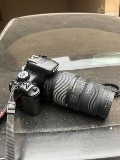 Canon EOS 550D DSLR + Sigma 70-300mm DG Macro Lens
