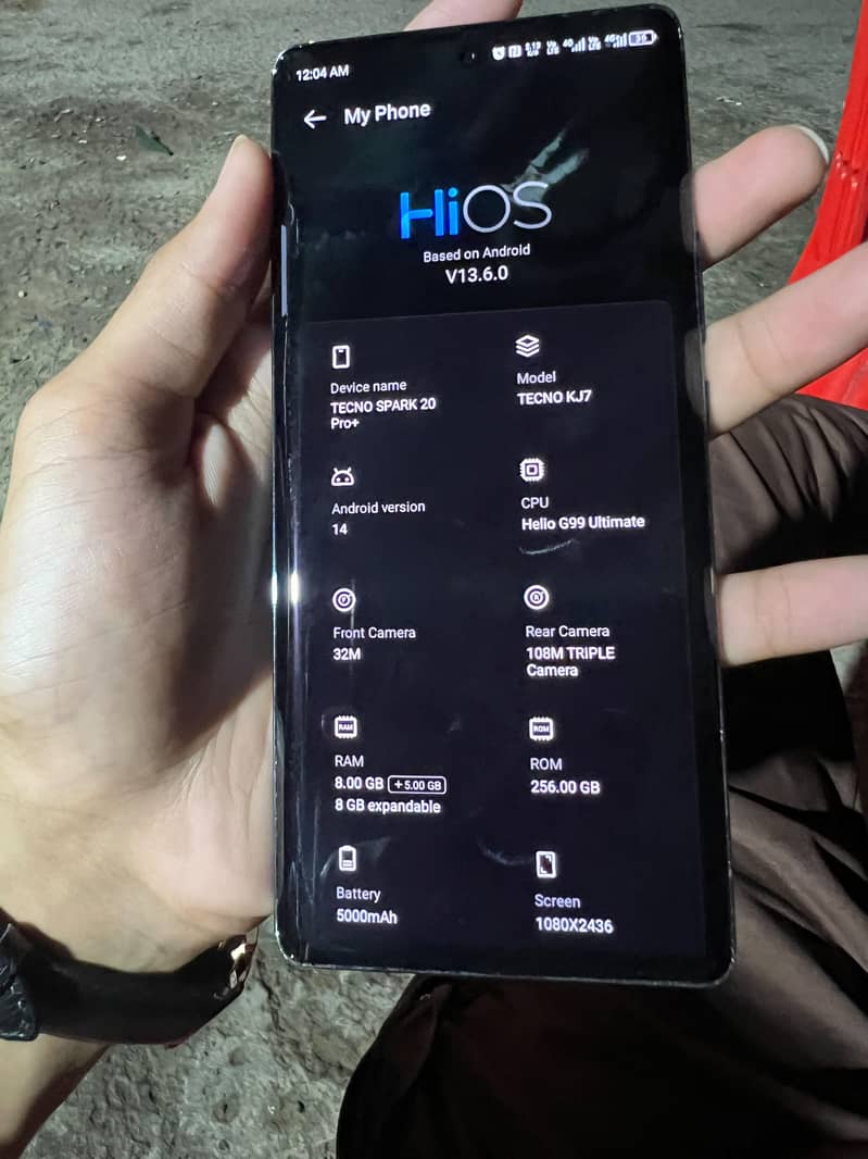 Tecno Spark 20 Pro Plus 6