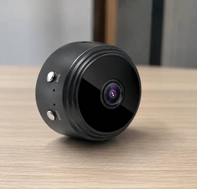 Mini WiFi Camera with Clear Vision Black