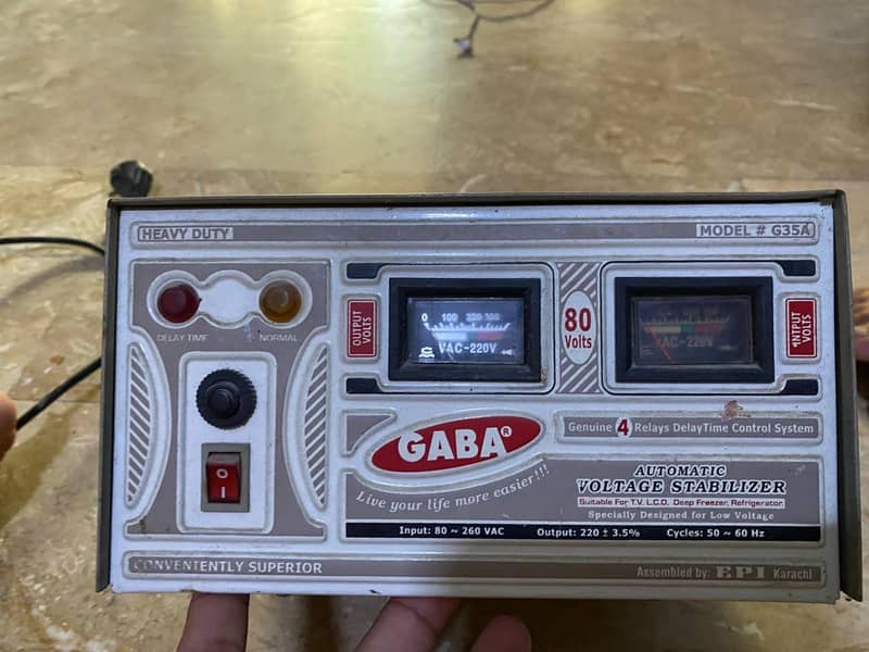 GABA Automatic Voltage Stabilizer G35A 0