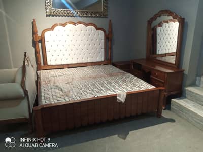bed dressing+sidetables