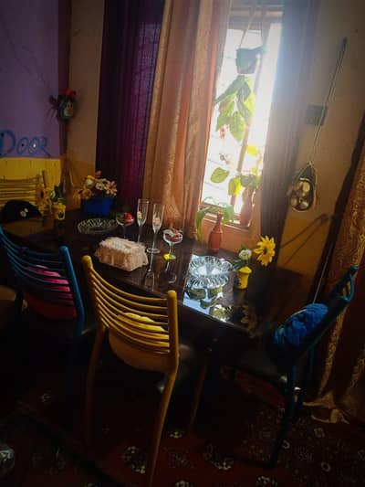 dining table four chairs