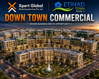 DOWNTOWN COMMERCIAL PLOT AVAILABLE ON INSTALLMENTS