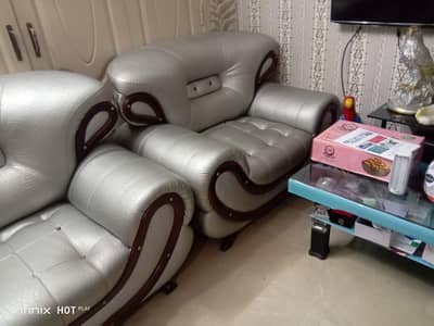 slightly used deewan , chairs ,bed well maintained 10/9 condition